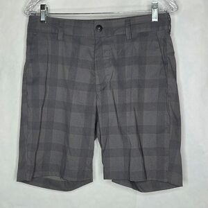 The North Face Men's Charcoal Checkered Shorts